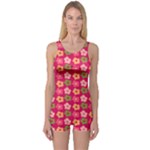 Little Flowers Garden   One Piece Boyleg Swimsuit