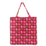 Little Flowers Garden   Grocery Tote Bag