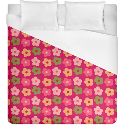 Little Flowers Garden   Duvet Cover (King Size) from ArtsNow.com