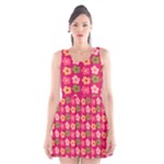 Little Flowers Garden   Scoop Neck Skater Dress