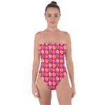 Little Flowers Garden   Tie Back One Piece Swimsuit