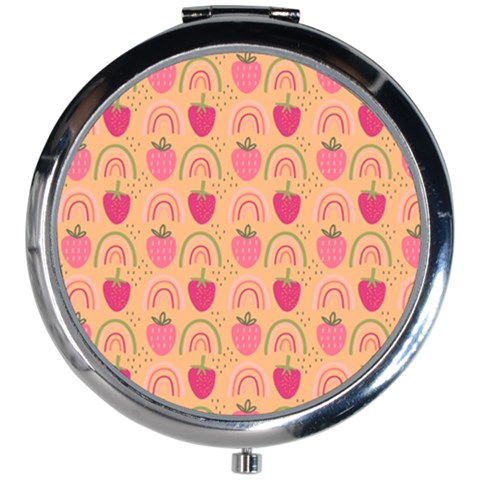 The Cutest Harvest   Mini Round Mirror from ArtsNow.com