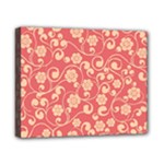 Pink Floral Wall Canvas 10  x 8  (Stretched)