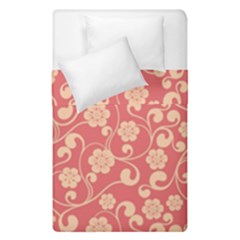 Pink Floral Wall Duvet Cover Double Side (Single Size) from ArtsNow.com