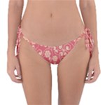 Pink Floral Wall Reversible Bikini Bottom