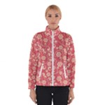 Pink Floral Wall Women s Bomber Jacket