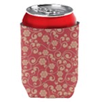 Pink Floral Wall Can Cooler