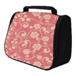 Pink Floral Wall Full Print Travel Pouch (Small)