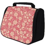 Pink Floral Wall Full Print Travel Pouch (Big)