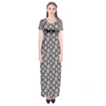 Little Spring Blossom  Short Sleeve Maxi Dress