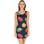 Vintage Vegetables  Bodycon Dress