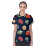 Vintage Vegetables  Women s Cotton Tee