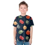 Vintage Vegetables  Kids  Cotton Tee