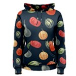 Vintage Vegetables  Women s Pullover Hoodie