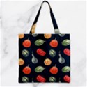 Zipper Grocery Tote Bag 