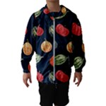 Vintage Vegetables  Kids  Hooded Windbreaker