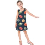 Vintage Vegetables  Kids  Sleeveless Dress