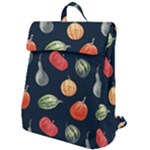 Vintage Vegetables  Flap Top Backpack