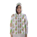 Succulent Vases  Women s Hooded Windbreaker