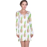 Succulent Vases  Long Sleeve Nightdress