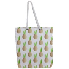 Full Print Rope Handle Tote (Large) 