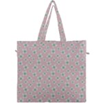 Pink Spring Blossom Canvas Travel Bag