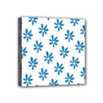 Little Blue Daisies  Mini Canvas 4  x 4  (Stretched)