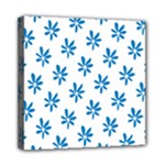 Little Blue Daisies  Mini Canvas 8  x 8  (Stretched)