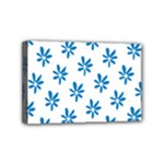 Little Blue Daisies  Mini Canvas 6  x 4  (Stretched)