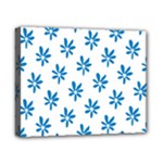 Little Blue Daisies  Canvas 10  x 8  (Stretched)