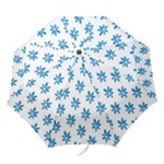 Little Blue Daisies  Folding Umbrella