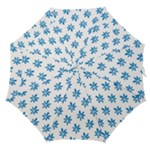 Little Blue Daisies  Straight Umbrella