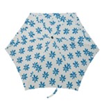 Little Blue Daisies  Mini Folding Umbrella