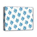 Little Blue Daisies  Deluxe Canvas 14  x 11  (Stretched)