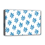 Little Blue Daisies  Deluxe Canvas 18  x 12  (Stretched)