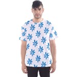 Little Blue Daisies  Men s Sport Mesh Tee