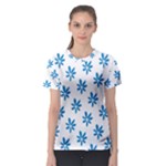 Little Blue Daisies  Women s Sport Mesh Tee