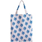 Little Blue Daisies  Zipper Classic Tote Bag