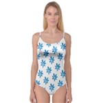 Little Blue Daisies  Camisole Leotard 