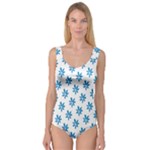 Little Blue Daisies  Princess Tank Leotard 