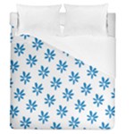 Little Blue Daisies  Duvet Cover (Queen Size)