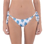 Little Blue Daisies  Reversible Bikini Bottom