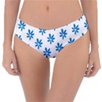 Little Blue Daisies  Reversible Classic Bikini Bottoms