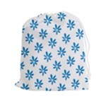 Little Blue Daisies  Drawstring Pouch (2XL)