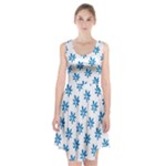 Little Blue Daisies  Racerback Midi Dress