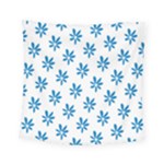 Little Blue Daisies  Square Tapestry (Small)