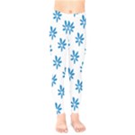 Little Blue Daisies  Kids  Leggings