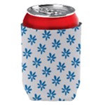 Little Blue Daisies  Can Cooler