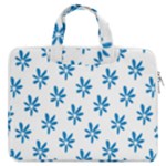 Little Blue Daisies  MacBook Pro 16  Double Pocket Laptop Bag 