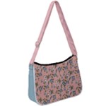 Flower peach blossom Zip Up Shoulder Bag